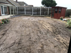 Lawn Before Returfing